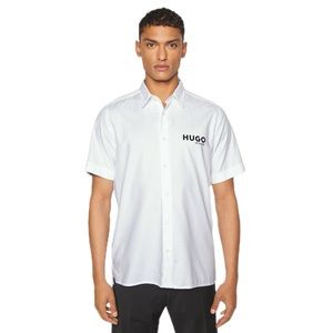 NEW| HUGO EBOR - Shirt| White| Size:L
